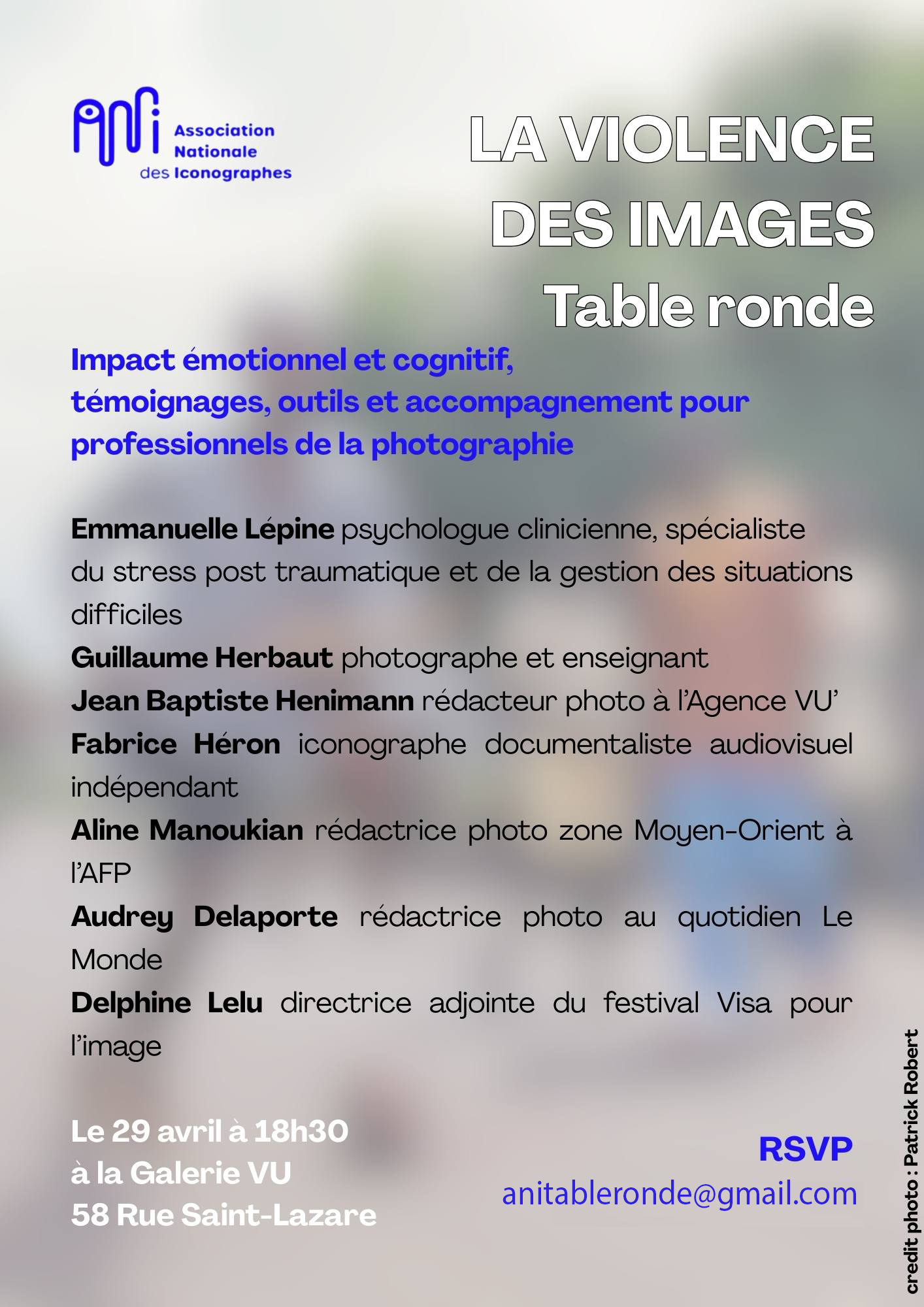 Table ronde : répercussion et gestion des images violentes pour les professionnels
